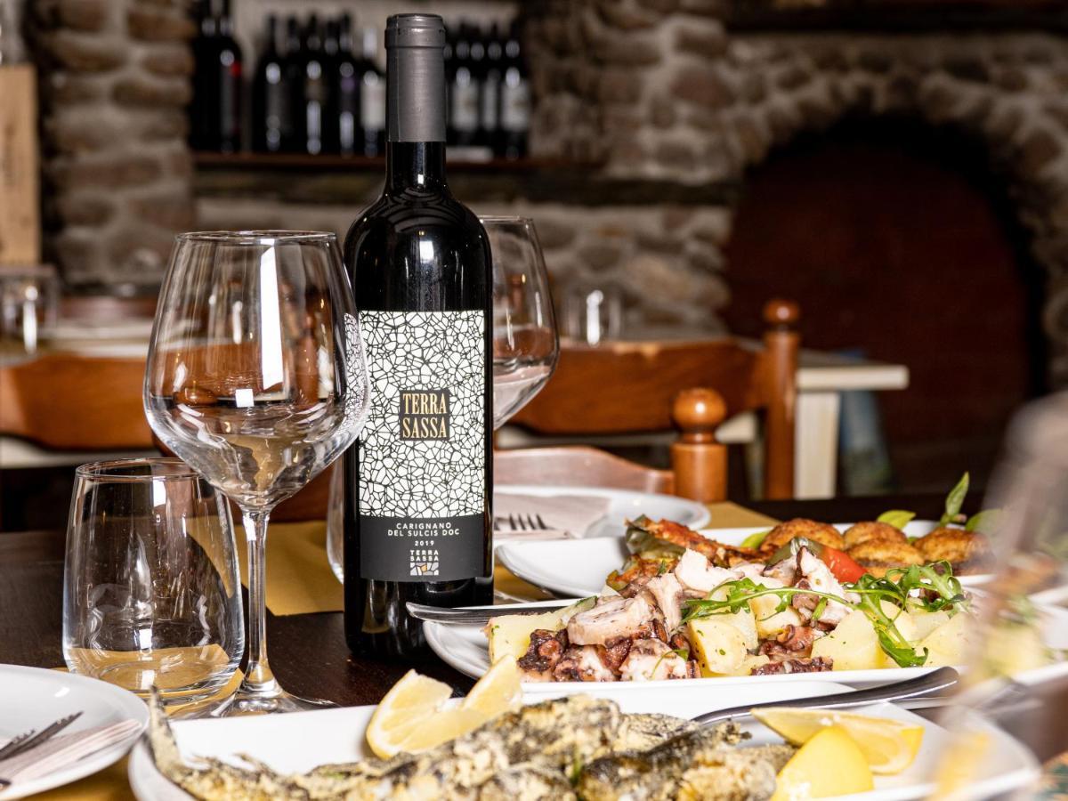 Albergo Ristorante Locanda Rosella Giba ภายนอก รูปภาพ